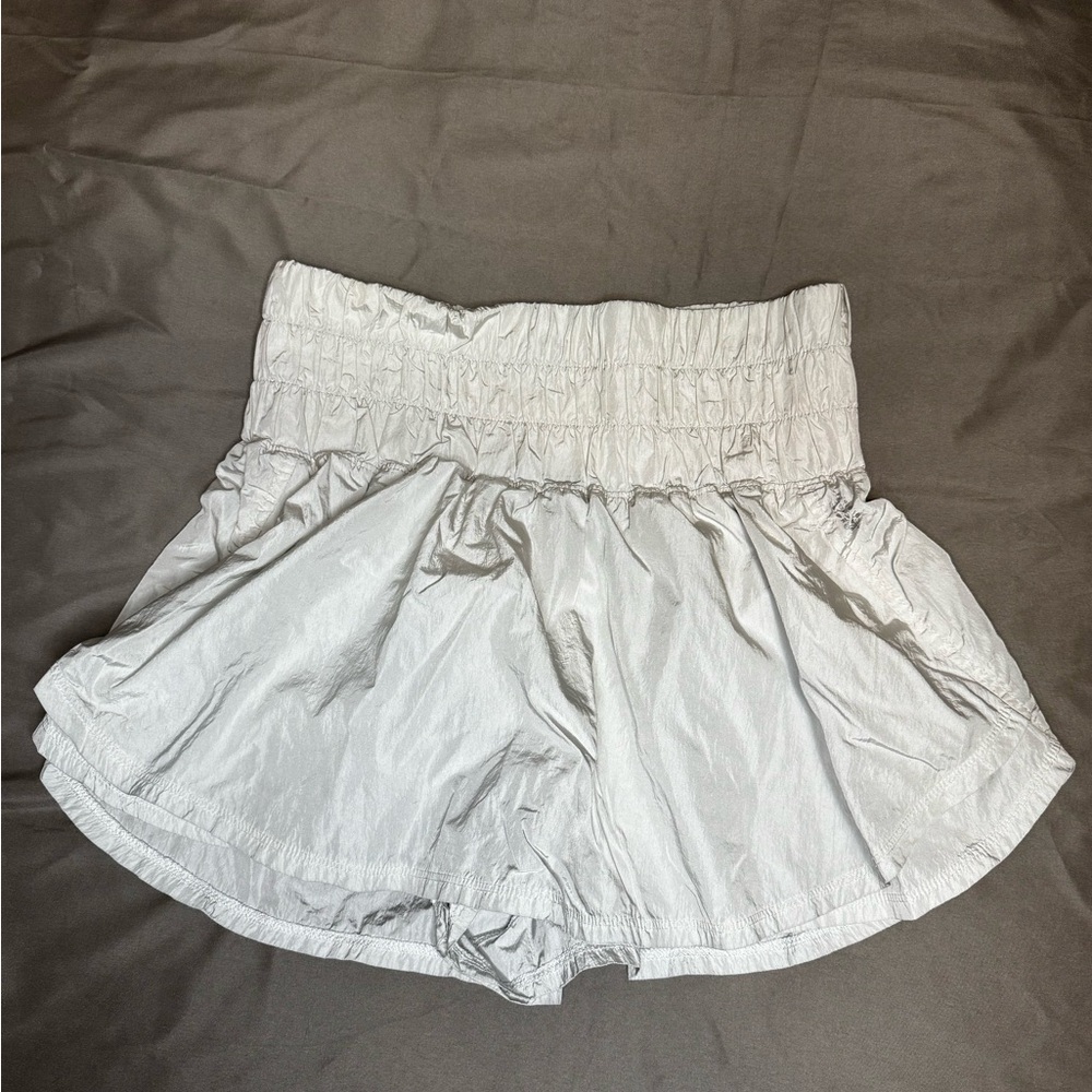 FP Movement The Way Home Skort Women's L Ivory Athletic Running Skirt EUC - Picture 5 of 8